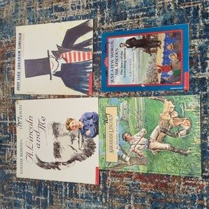 Scholastic Abraham Lincoln Nonfiction Paperback Book Set of 4 Books - Used